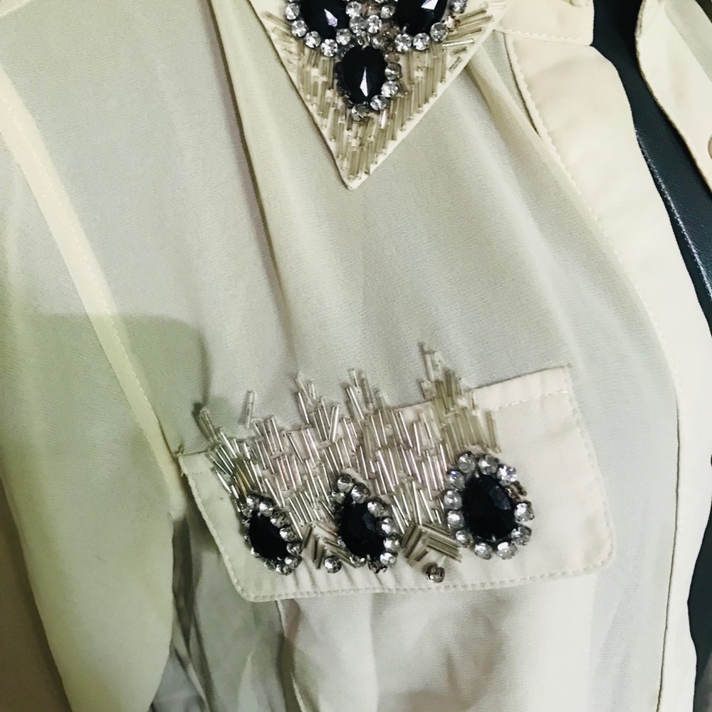 Beaded blouse